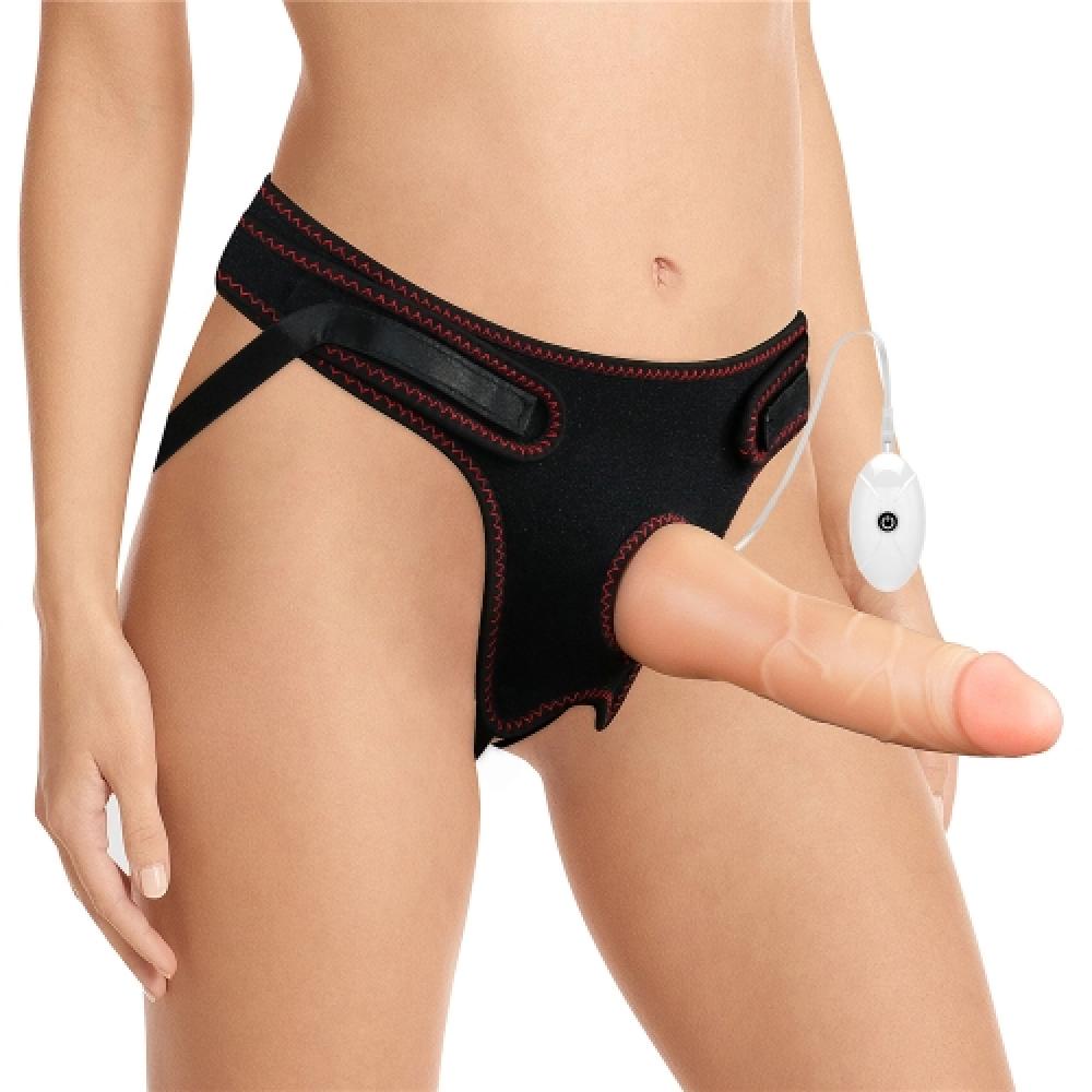 Easy Kumandalı Titreşimli Strapon Set 19 Cm Dildo