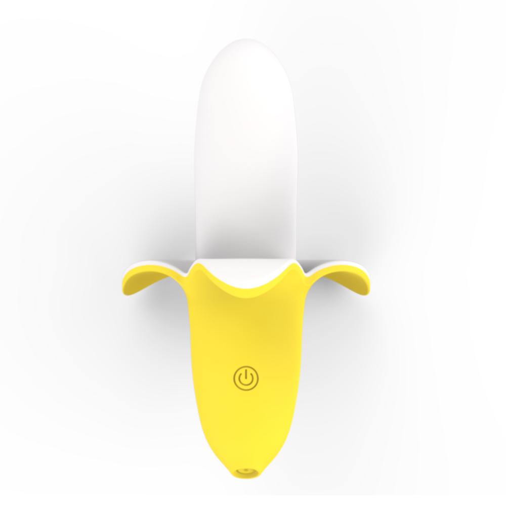 13 Cm Muz Şeklinde  Titreşimli Şarjlı Mini Vibratör 