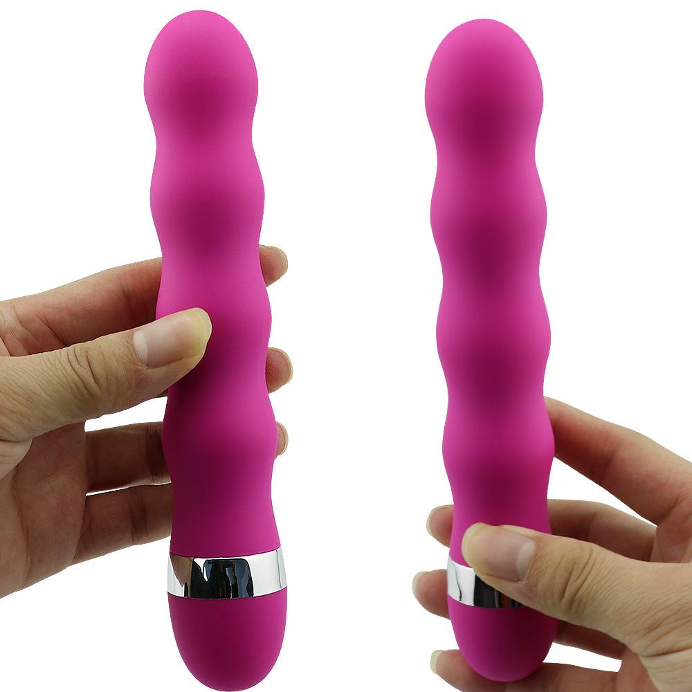 18.5 Cm Titreşimli Boğumlu Silikon Vibratör