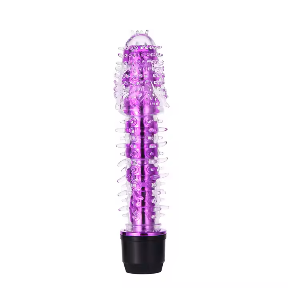 18 Cm Jel Dokulu Seviyeli Artan Titreşimli Tırtıklı Vibratör