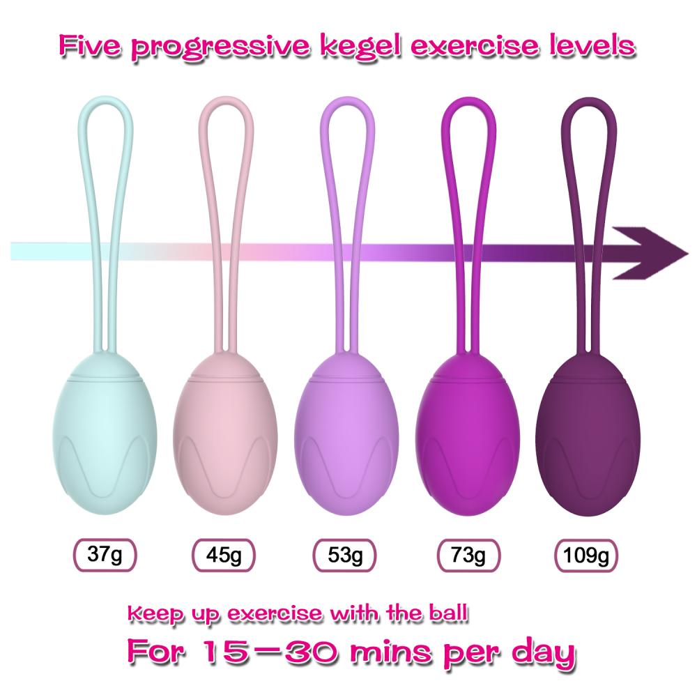 5 li Kegel Egzersiz Topu Seti Vajina Sıkılaştırıcı Kegel Topu Takımı
