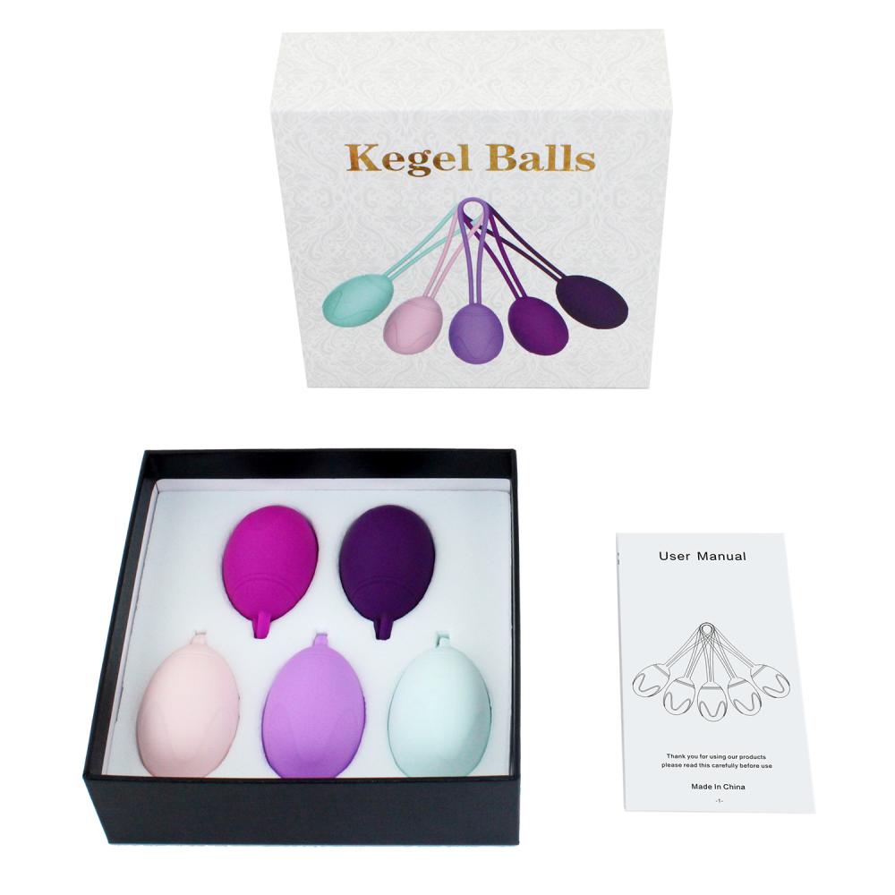 5 li Kegel Egzersiz Topu Seti Vajina Sıkılaştırıcı Kegel Topu Takımı