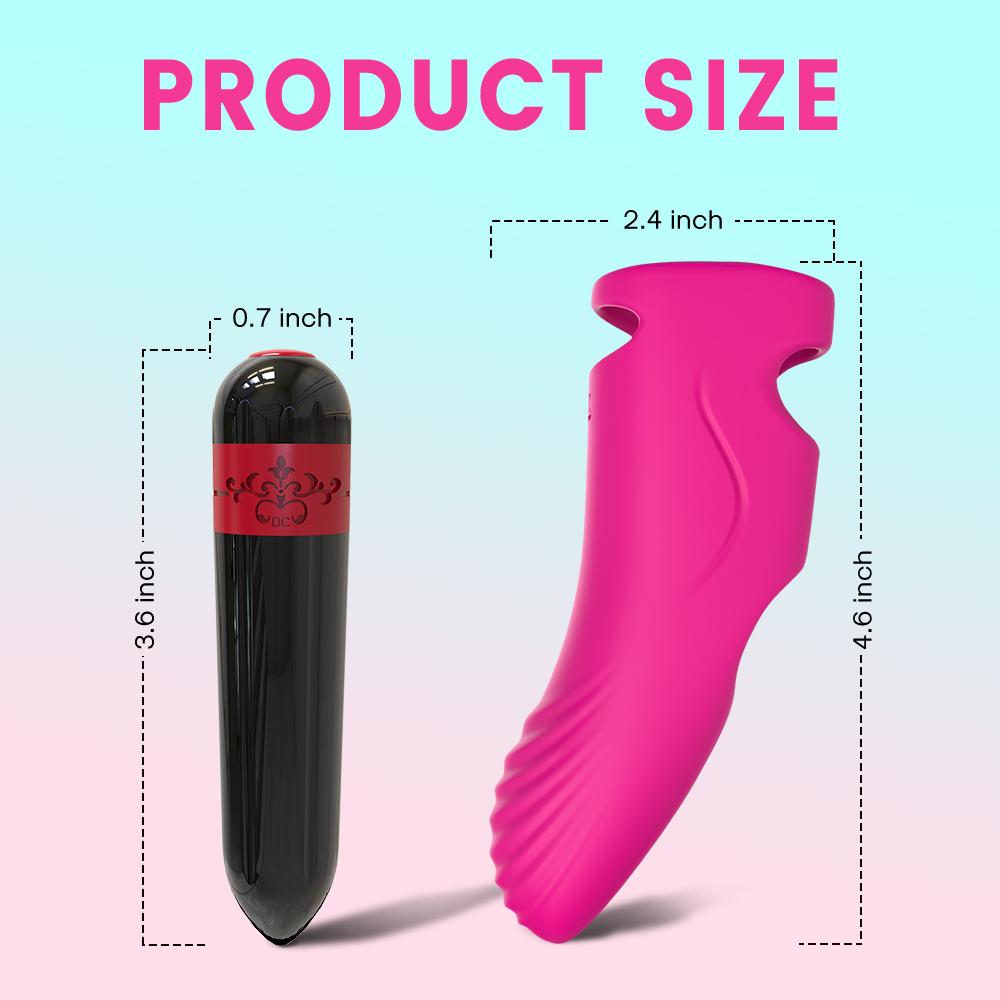 9 Mod Titreşimli Parmağa Takılabilir Mini Vibratör