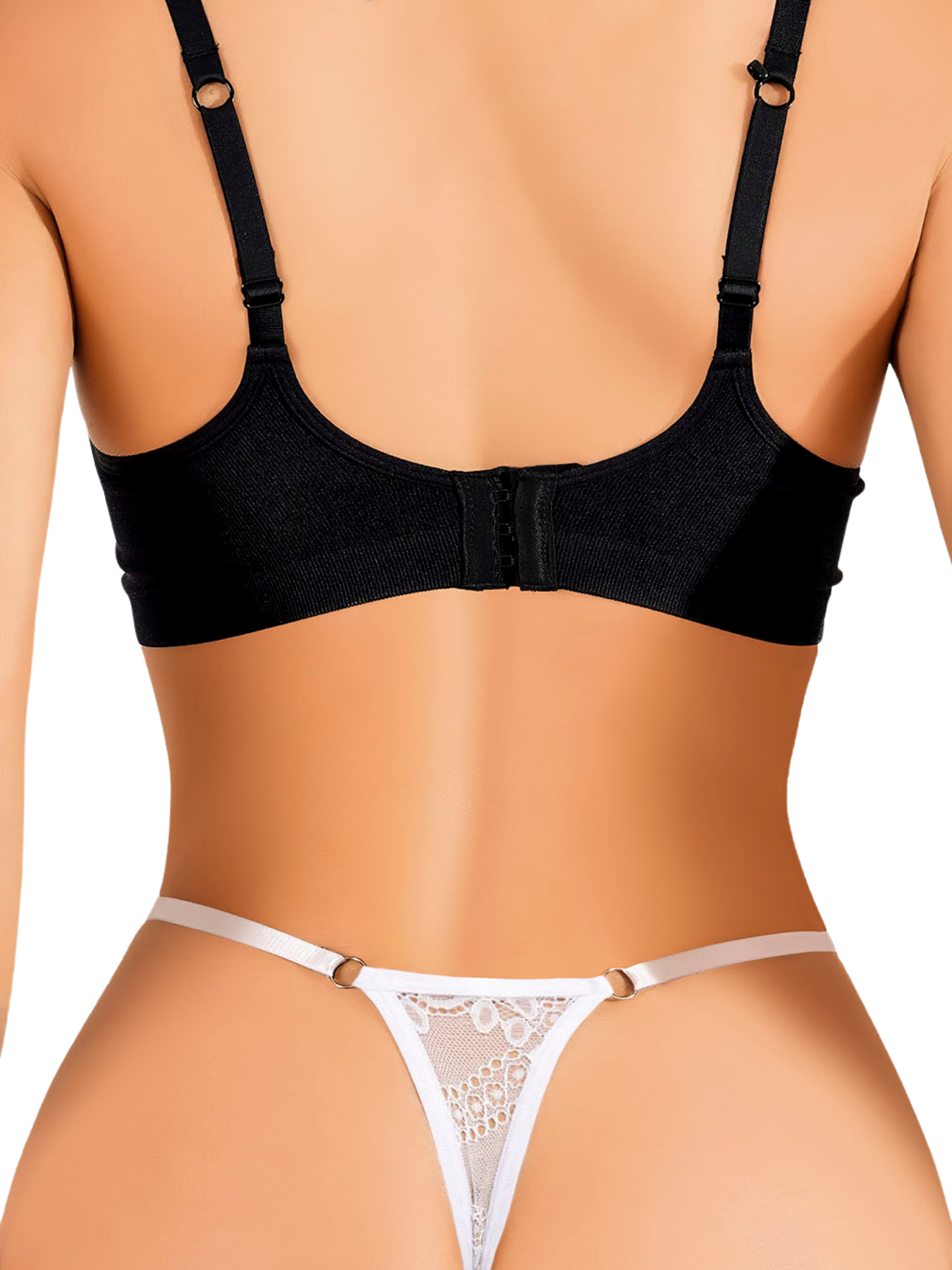 Beyaz İpli Fantezi G-String S-M 9139