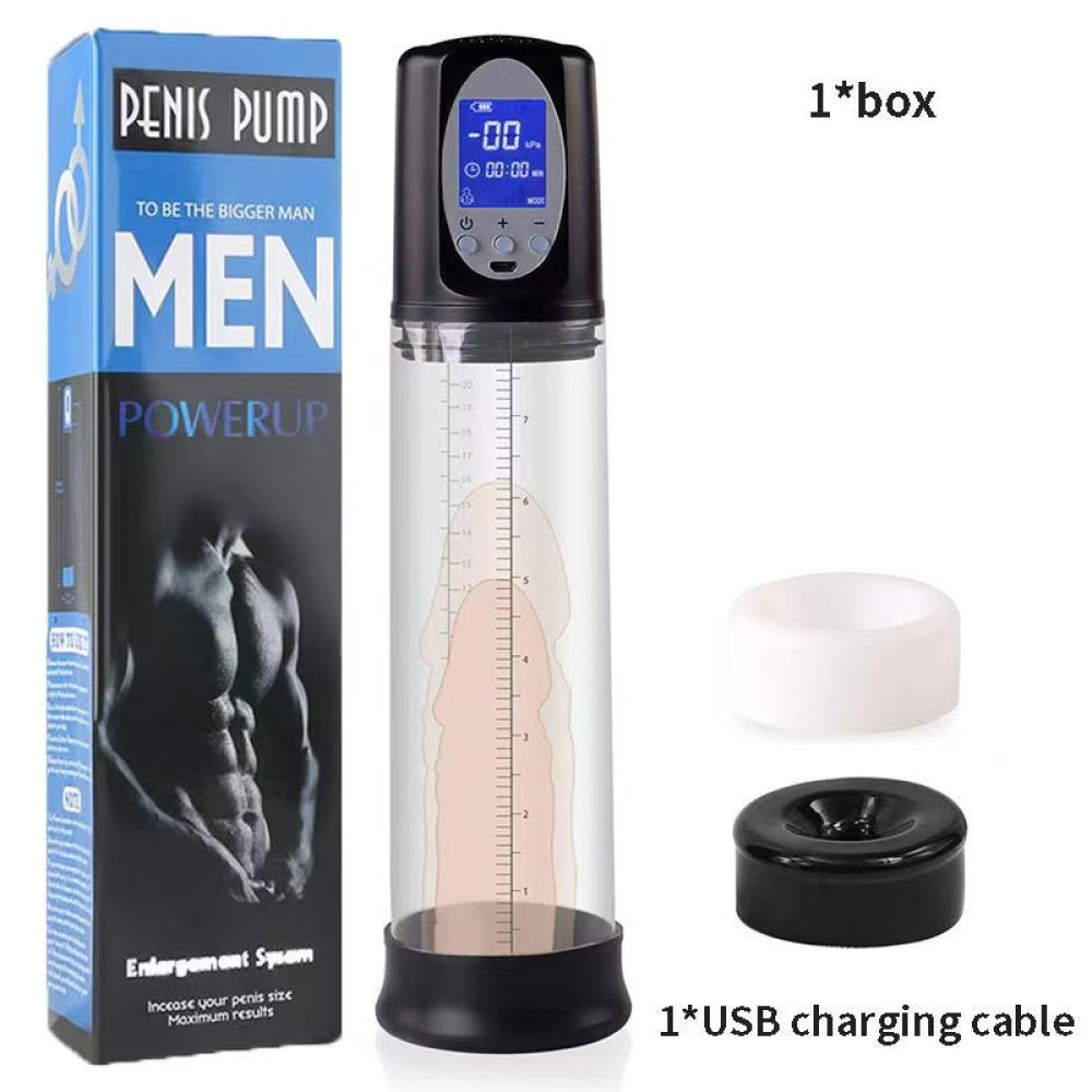 Borsh LCD Ekranlı Barometreli Şarjlı Otomatik Penis Pompası Peni Büyütücü