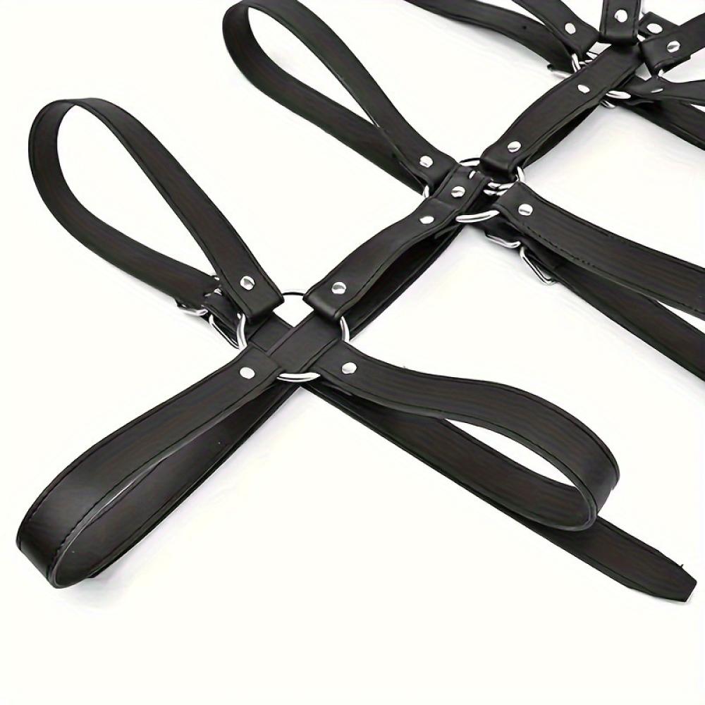 Çelik Klipsli BDSM Vücut Bağı Full Body Bondage