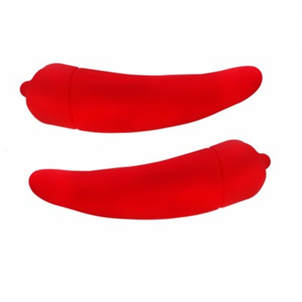 Chilli Acı Biber Şeklinde Titreşimli Silikon Mini Vibratör