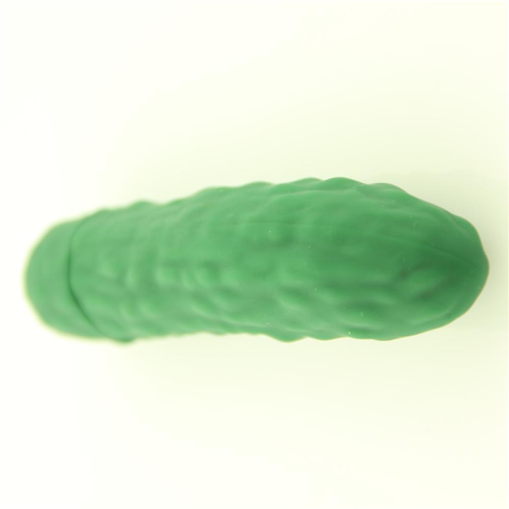 Cucumber Salatalık Şeklinde Medikal Silikon Titreşimli Mini Vibratör