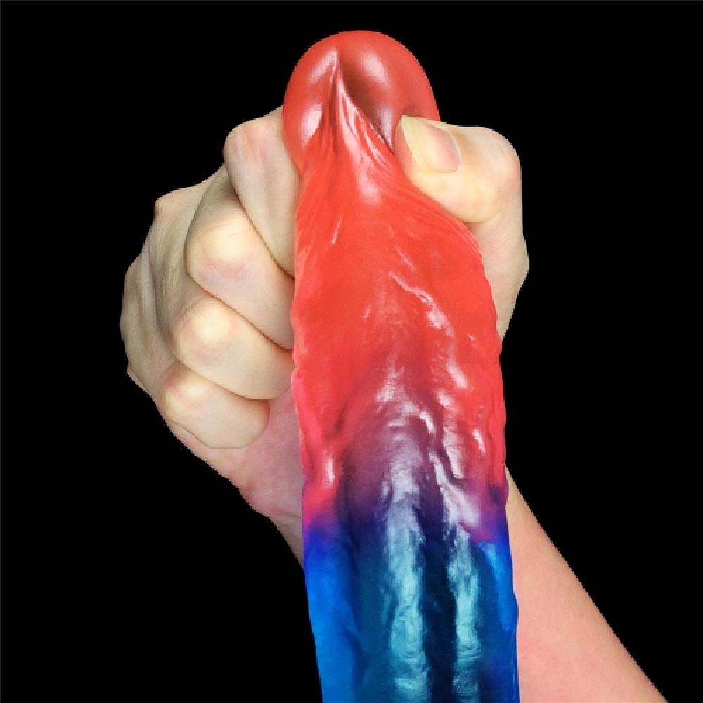 Dazzle Studs 20 Cm Realistik Penis Testisli Dildo 
