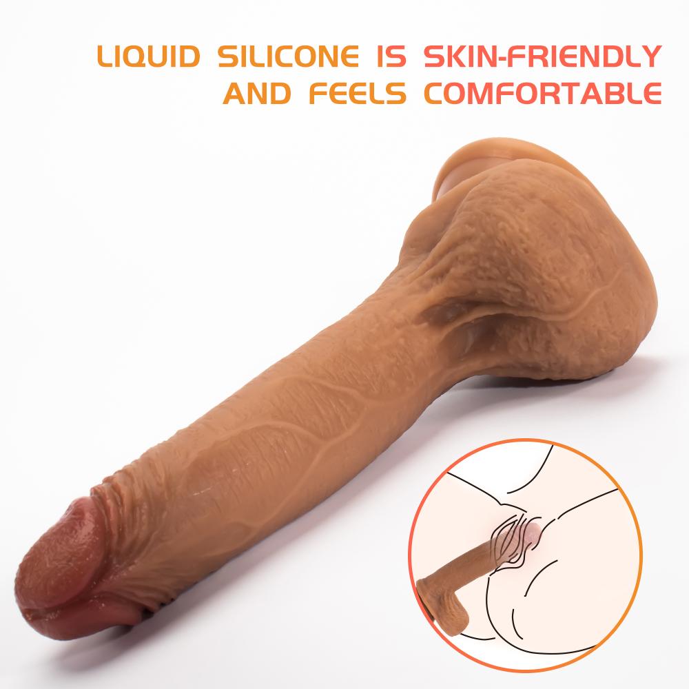 Diddy 18.5 Cm Testisli Yumuşak Dokulu Ultra Realistik Yapay Penis Dildo