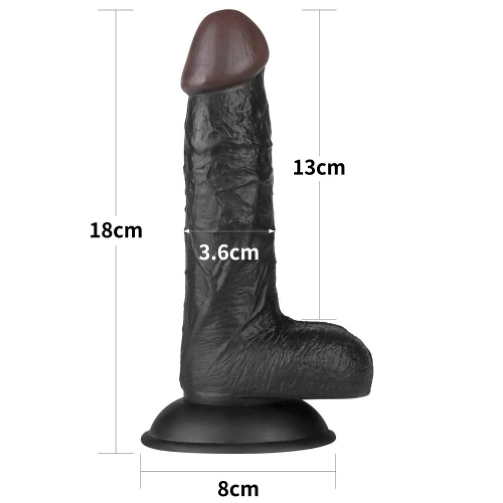 Easy Hazır Strapon Set 18 Cm Dildo Siyah