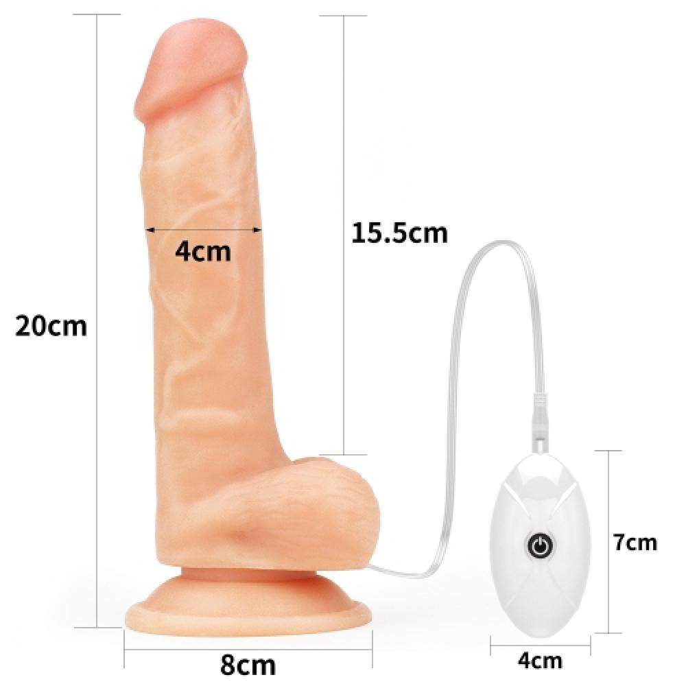 Easy Kumandalı Titreşimli Strapon Set 20 Cm Dildo