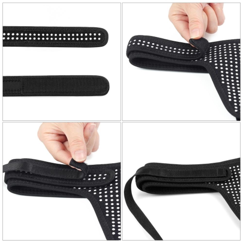 Easy Haızr Strapon Kemeri Parlak Taşlı Siyah