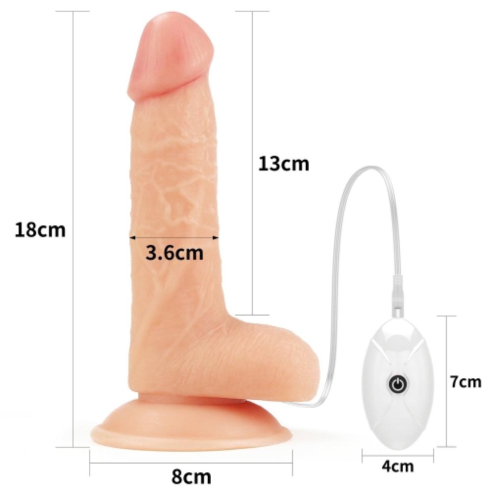 Easy Kumandalı Titreşimli Strapon Set 18 Cm Dildo