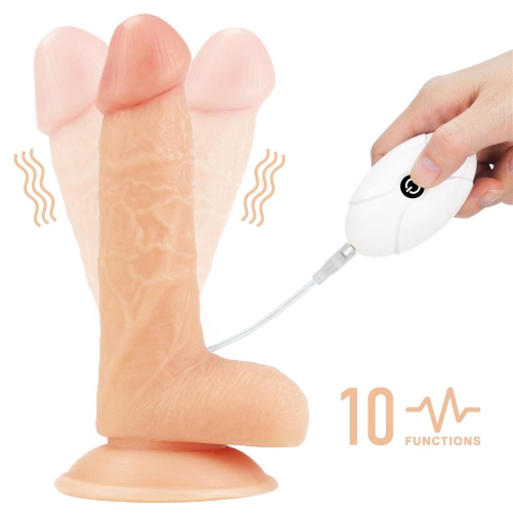 Easy Kumandalı Titreşimli Strapon Set 18 Cm Dildo