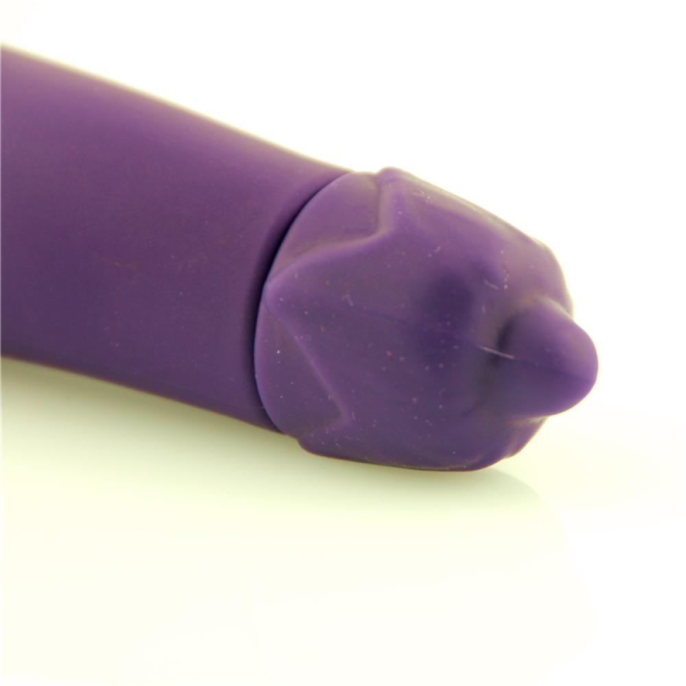 EggPlant Patlıcan Şeklinde Medikal Silikon Titreşimli Mini Vibratör
