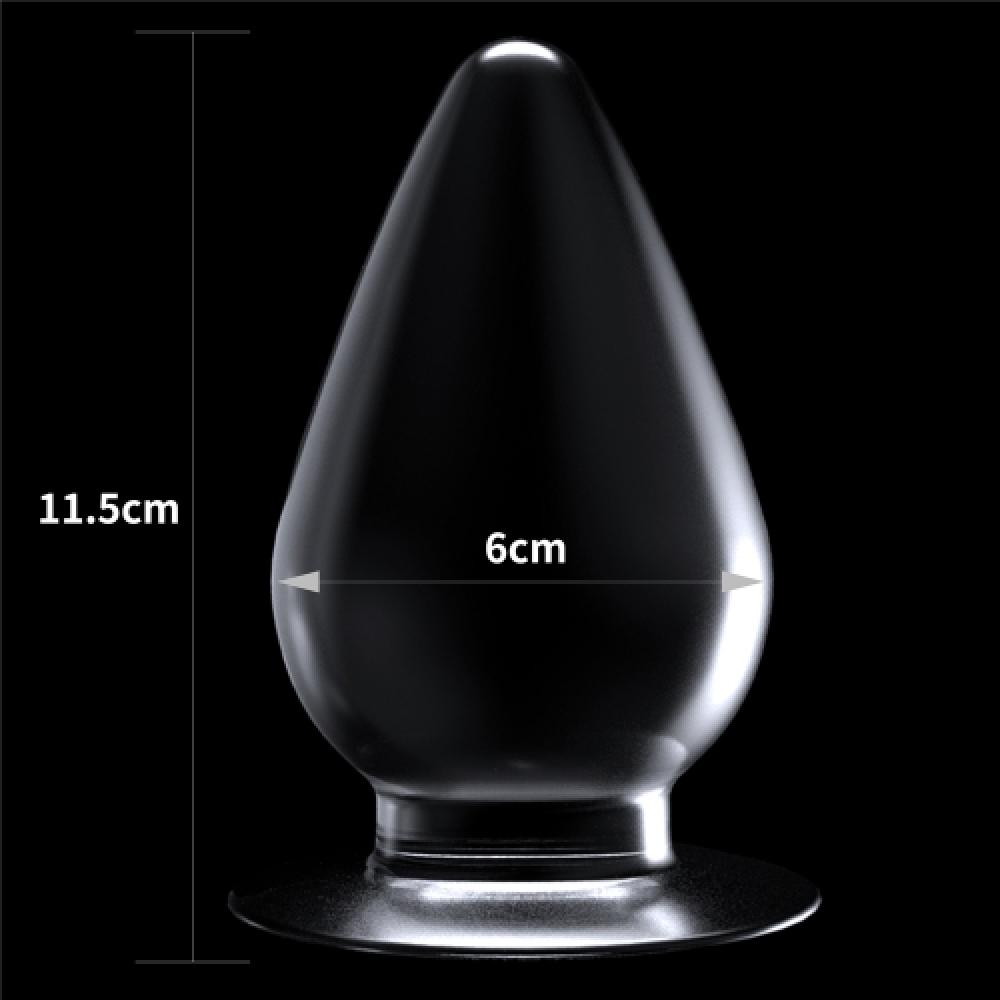 Flawless Clear Ultra Büyük Boy Silikon Anal Plug Butt Plug