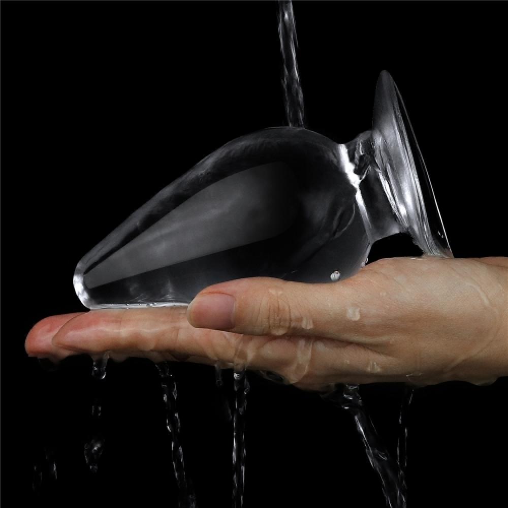 Flawless Clear Ultra Büyük Boy Silikon Anal Plug Butt Plug