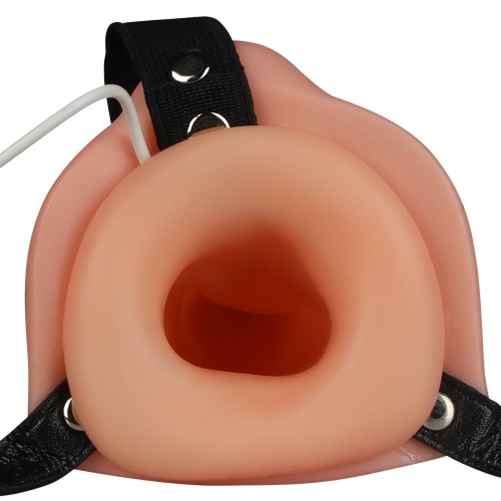 Kumandalı Çift Dildolu Tanga Kemerli İçi Boş Unisex Strapon