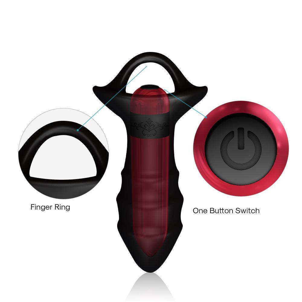 KYLIN Usb Şarjlı 9 Modlu Titreşimli Anal Plug Mini Vibratör