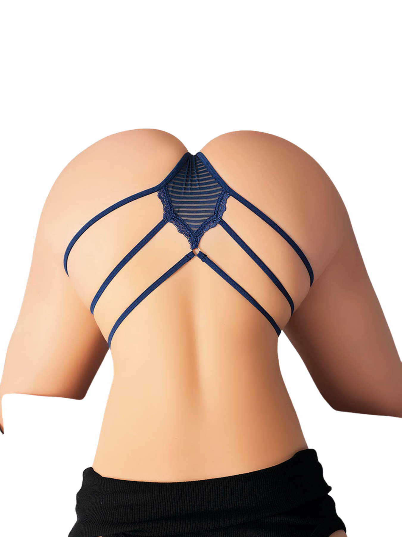 Lacivert İpli Fantezi G-String L-XL 9179-3