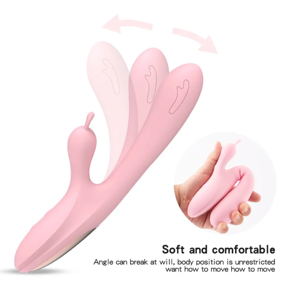 Lilo Çift Motorlu Klitoris Uyarıcı Titreşimli Şarjlı Rabbit Vibratör