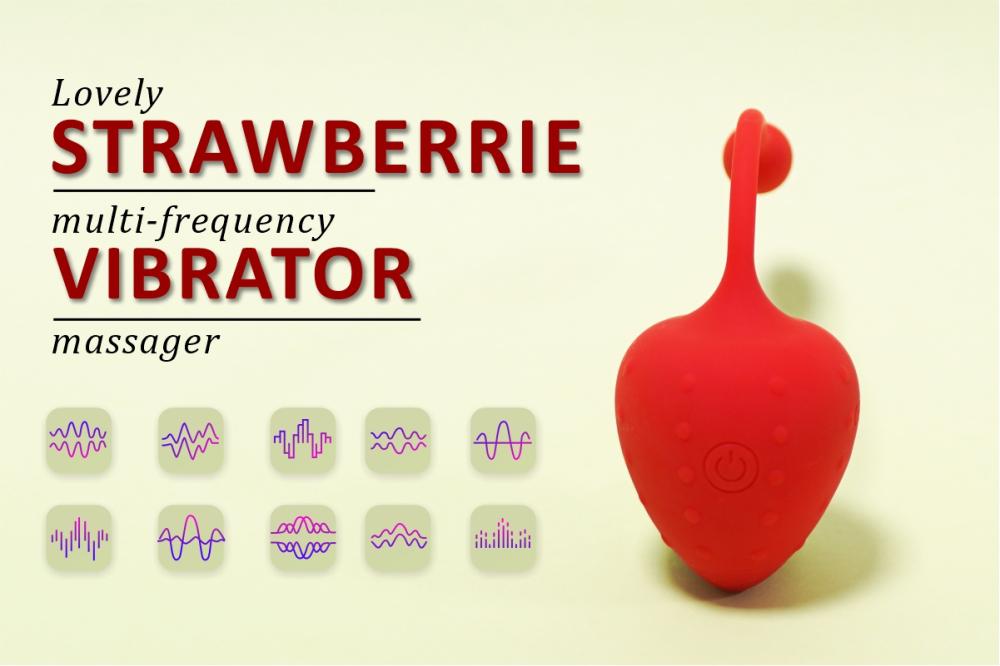 Lucky Strawberry Uzaktan Kumandalı Çilek Şeklinde Şarjlı Vibratör Anal Plug