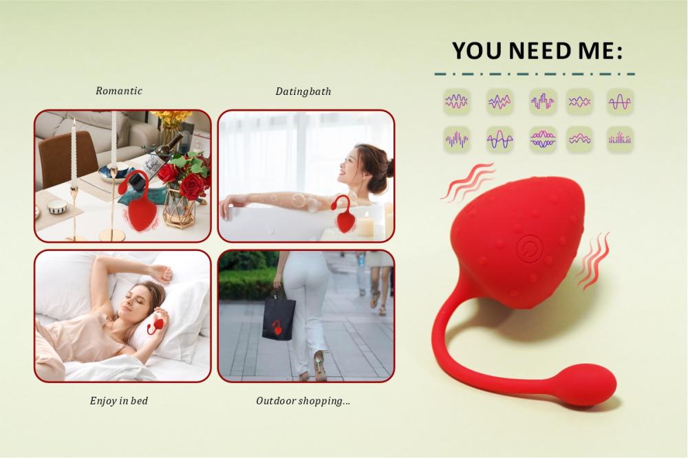 Lucky Strawberry Uzaktan Kumandalı Çilek Şeklinde Şarjlı Vibratör Anal Plug