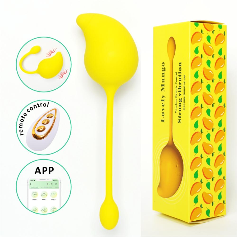 Lucky Mango Uzaktan Kumandalı Mango Şeklinde Şarjlı Vibratör Anal Plug