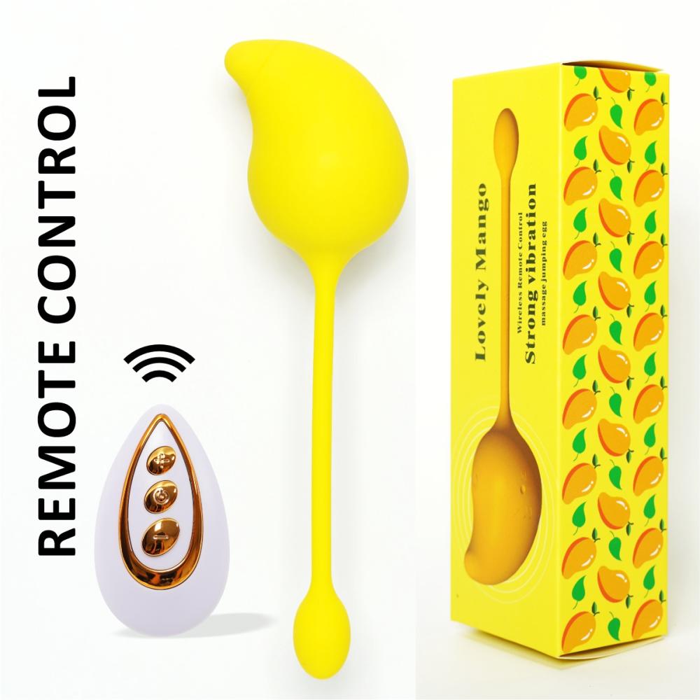 Lucky Mango Uzaktan Kumandalı Mango Şeklinde Şarjlı Vibratör Anal Plug