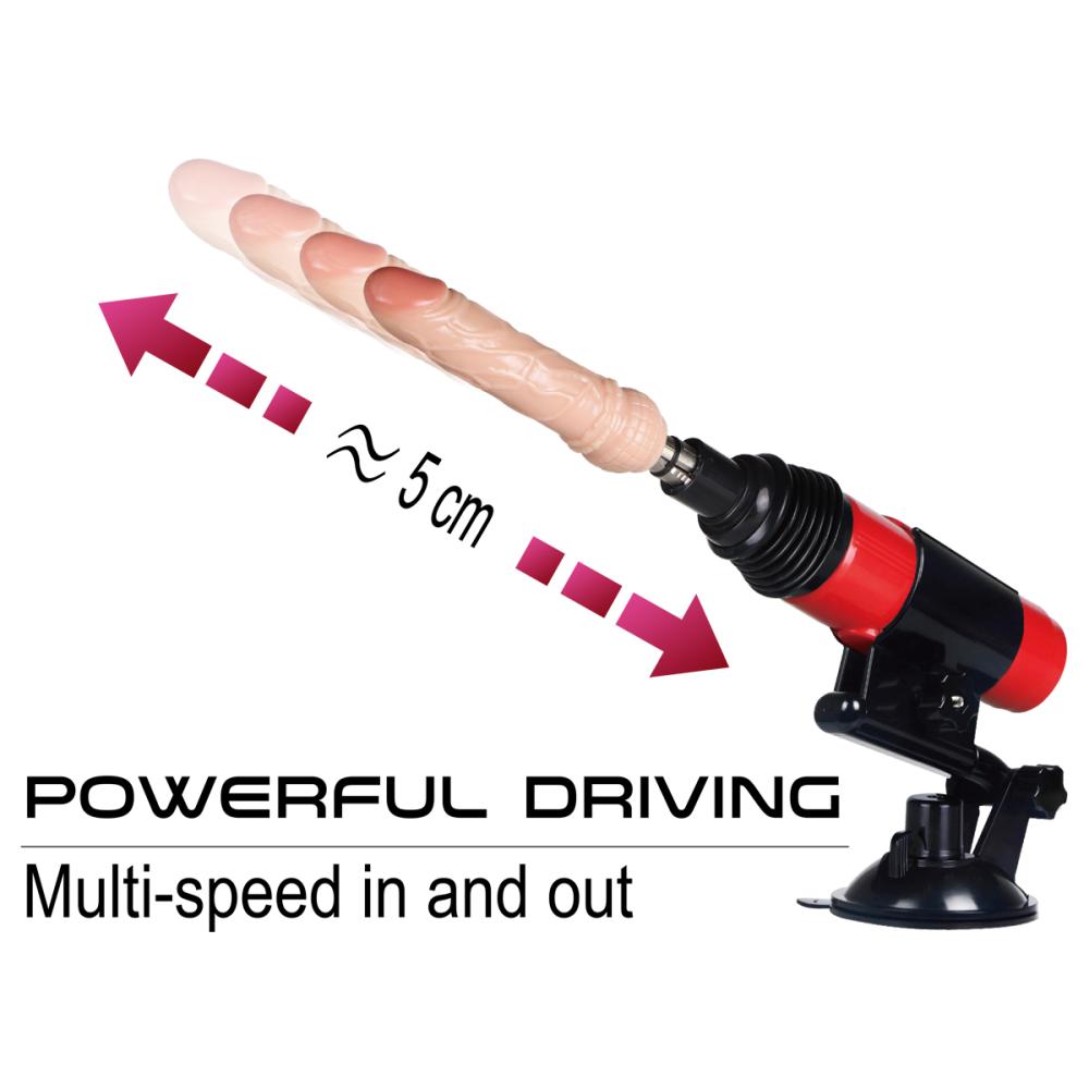 MaxiSpeed Kumandalı Zemine Tutturulabilen Vakumlu İleri Geri Hareketli Dildo Sex Makinesi