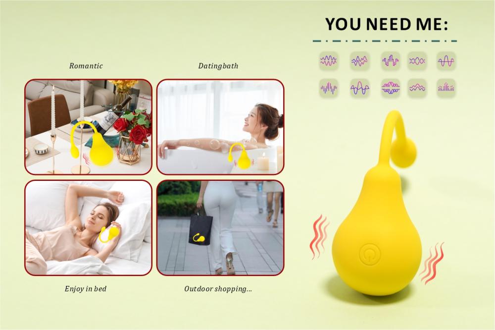 Lucky Pear Uzaktan Kumandalı Armut Şeklinde Şarjlı Vibratör Anal Plug