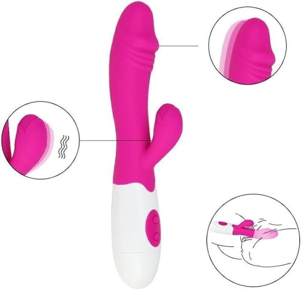 PinkRain 30 Mod Titreşimli Şarjlı Klitoris Uyarıcı Silikon Vibratör