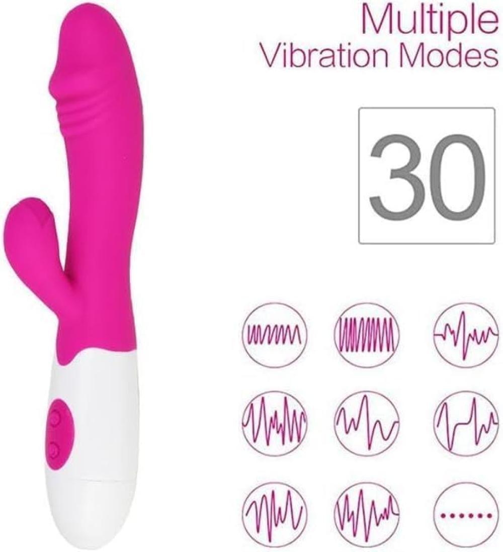 PinkRain 30 Mod Titreşimli Şarjlı Klitoris Uyarıcı Silikon Vibratör