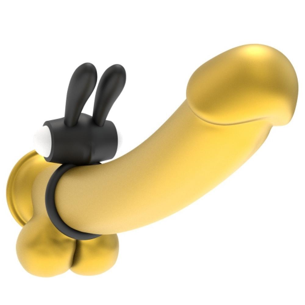 Power Clit Double Titreşimli Silikon Penis Halkası Siyah