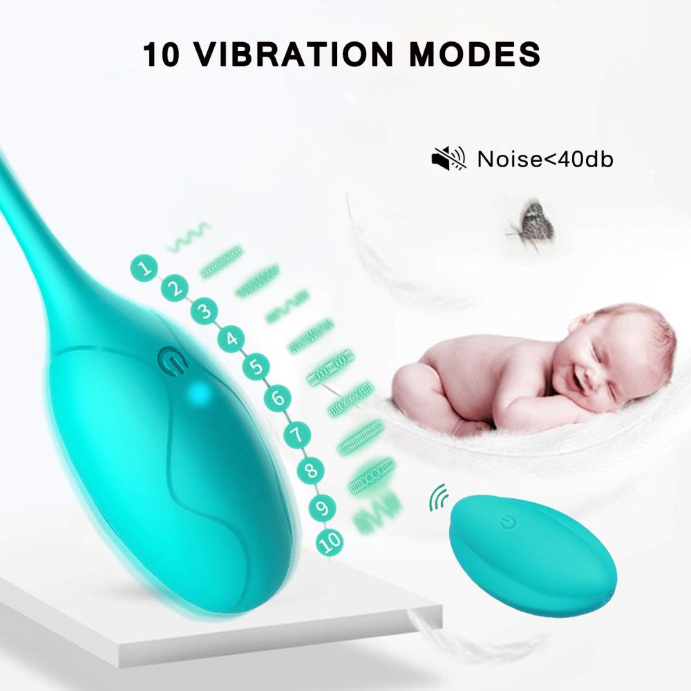 Pretty Uzaktan Kumandalı 10 Mod Titreşimli Şarjlı Kegel Egzersiz Topu Vibratör