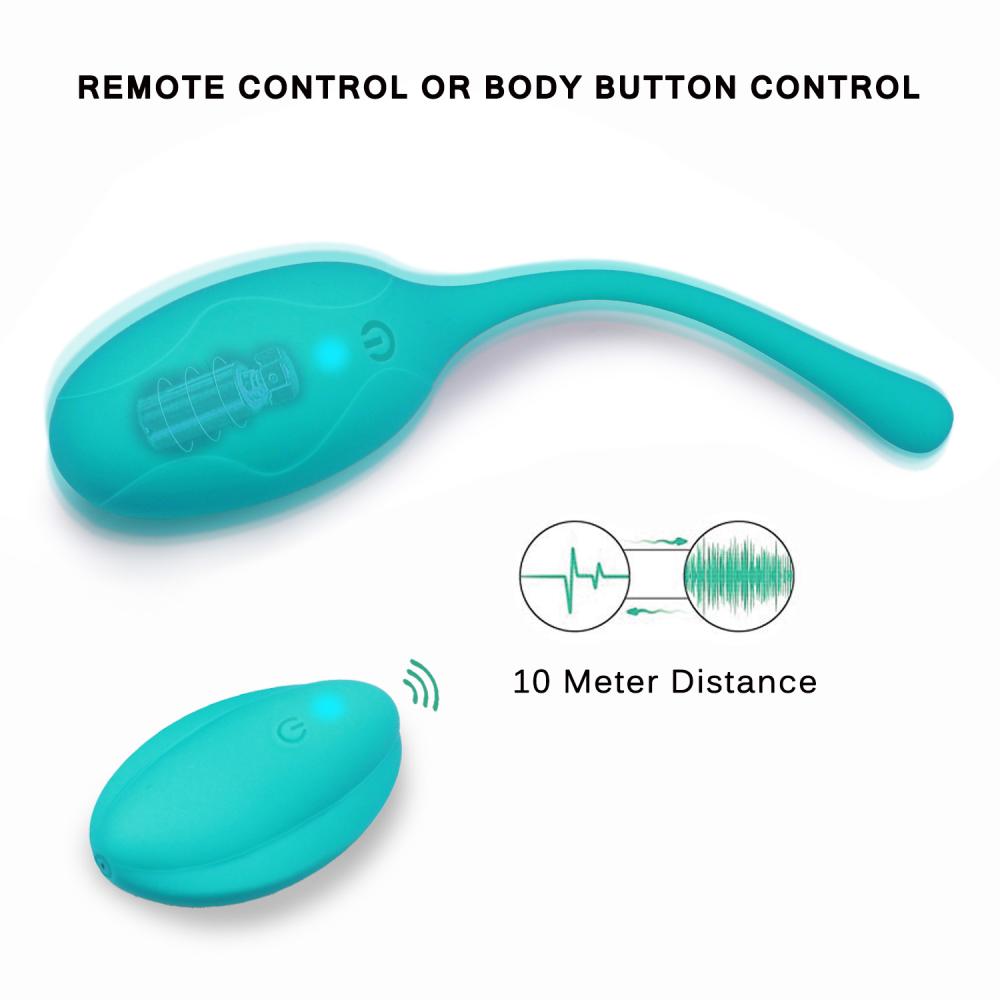 Pretty Uzaktan Kumandalı 10 Mod Titreşimli Şarjlı Kegel Egzersiz Topu Vibratör