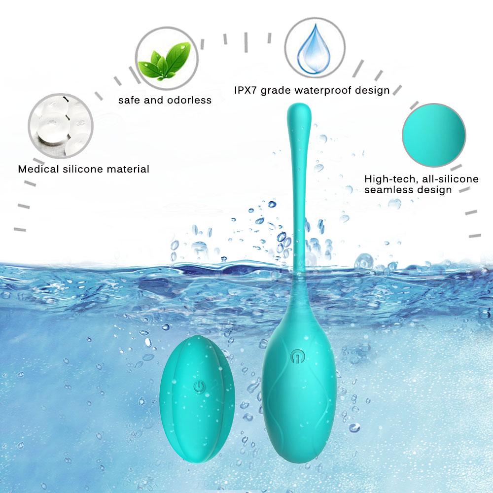 Pretty Uzaktan Kumandalı 10 Mod Titreşimli Şarjlı Kegel Egzersiz Topu Vibratör