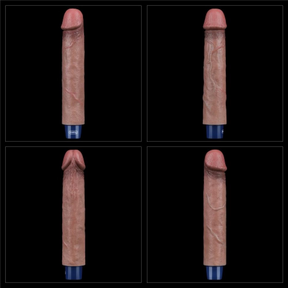 REAL SOFTEE 23 CM Tireşimli Dildo 