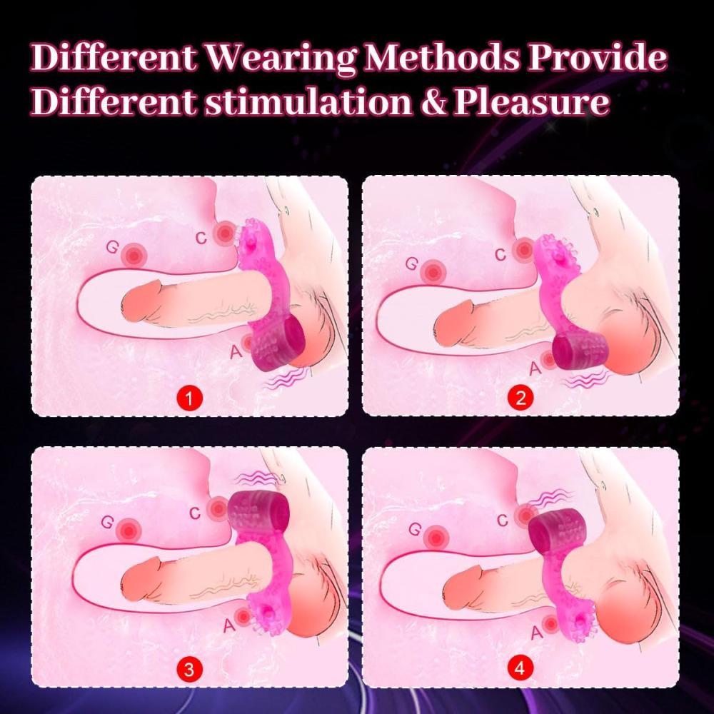Roast Klitoris Uyarıcı Titreşimli Silikon Penis Halkası