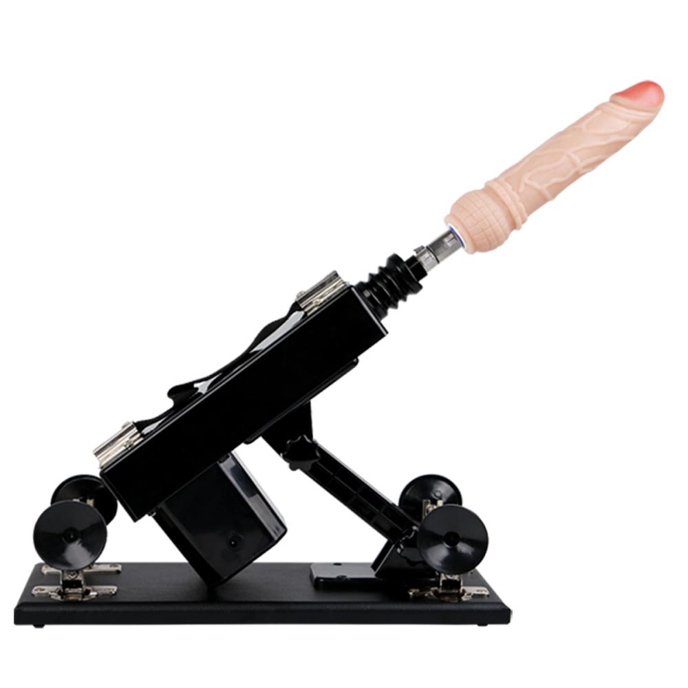 ROMEO Kumandalı Ayarlanabilir Seviyeli İleri Geri Hareketli Dildo Seks Makinesi Siyah