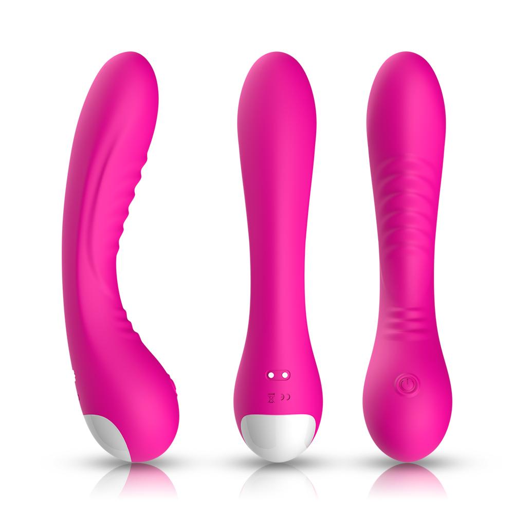 Şarjlı Medikal Silikon 9 Mod  Titreşimli Vibratör Dildo Yapay Penis 
