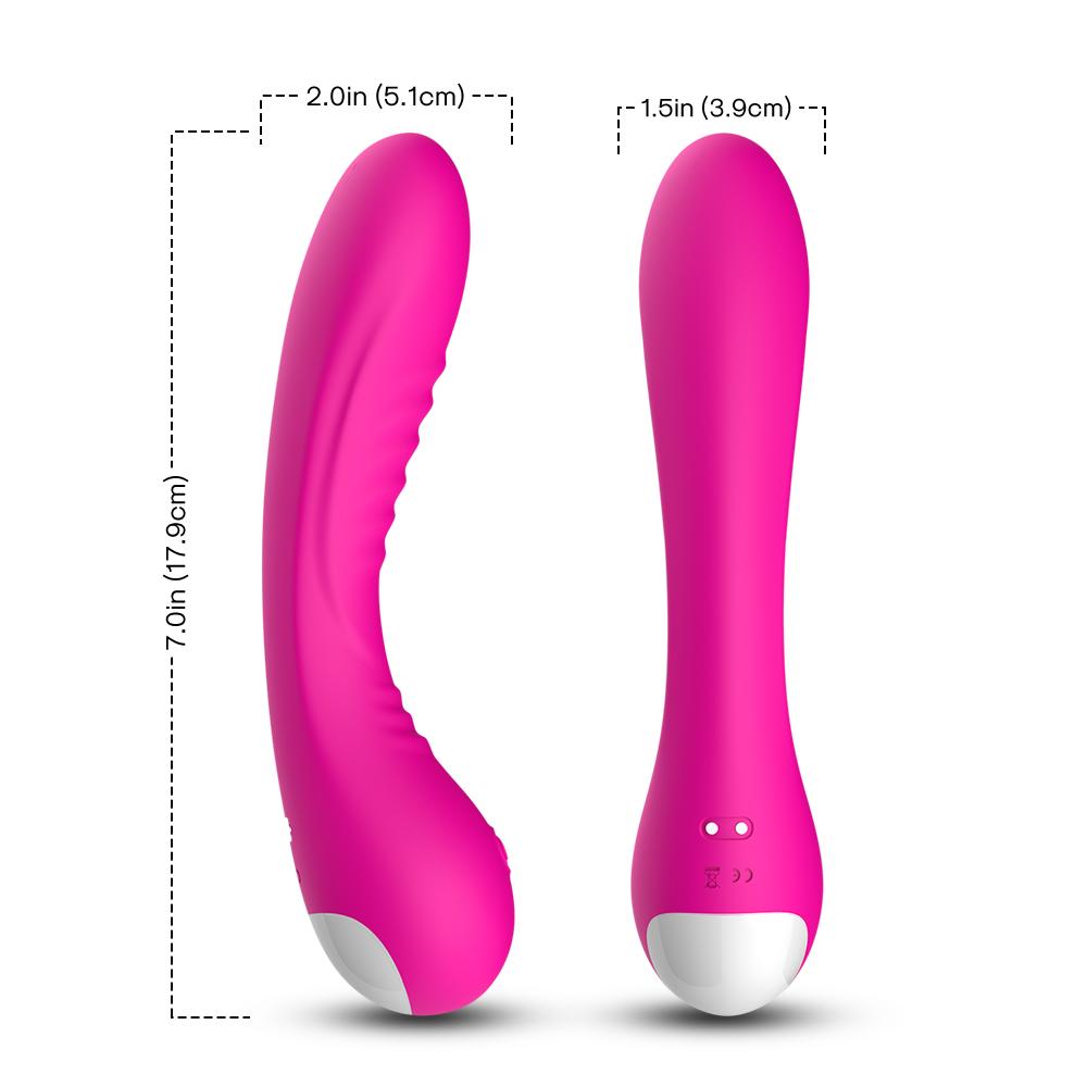 Şarjlı Medikal Silikon 9 Mod  Titreşimli Vibratör Dildo Yapay Penis 