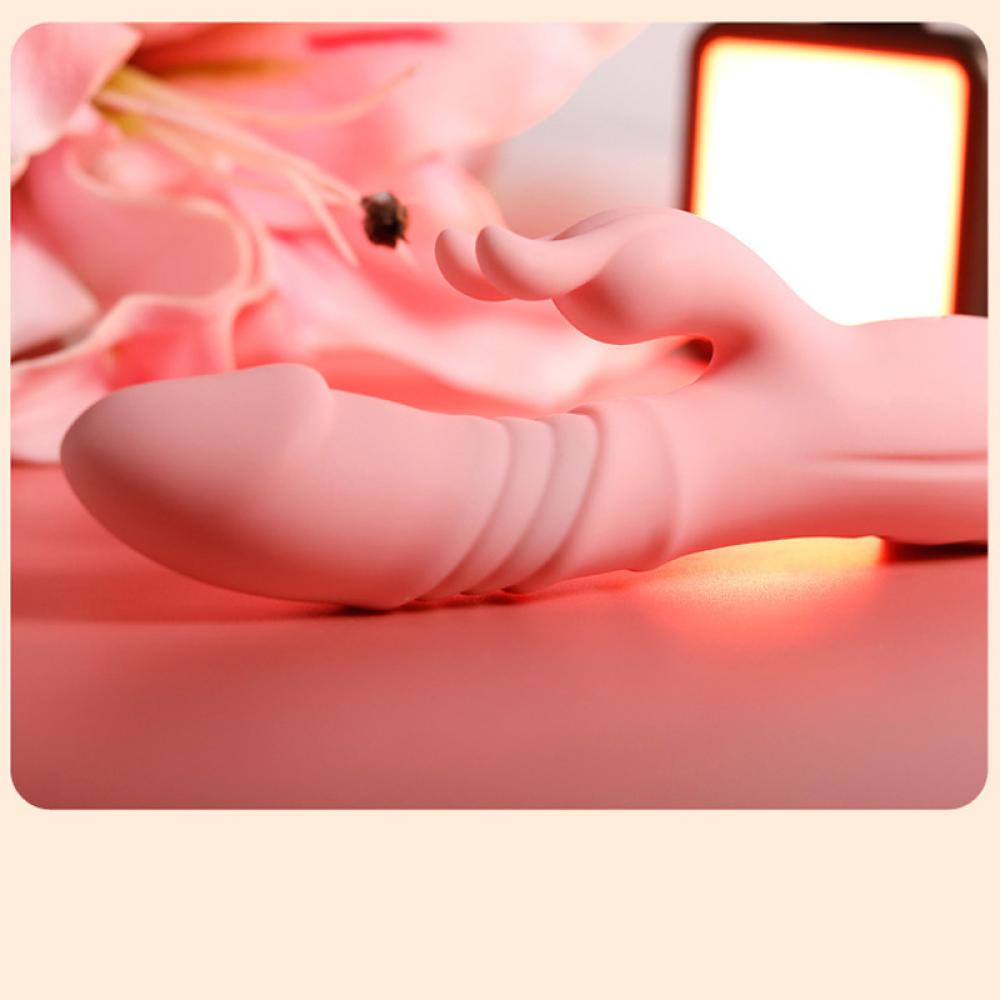 Secret İleri Geri Hareketli Titreşimli Şarjlı Rabbit Vibratör Dildo
