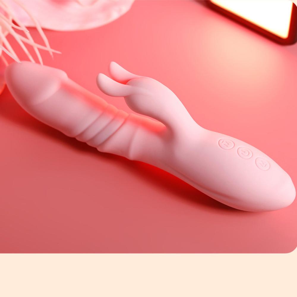Secret İleri Geri Hareketli Titreşimli Şarjlı Rabbit Vibratör Dildo