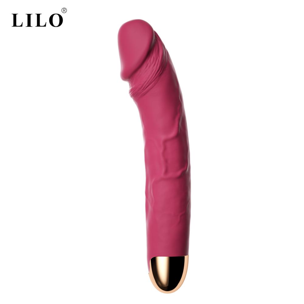 Tensy 360° Döner Başlı 10 Mod Titreşimli Şarjlı Vibratör Dildo