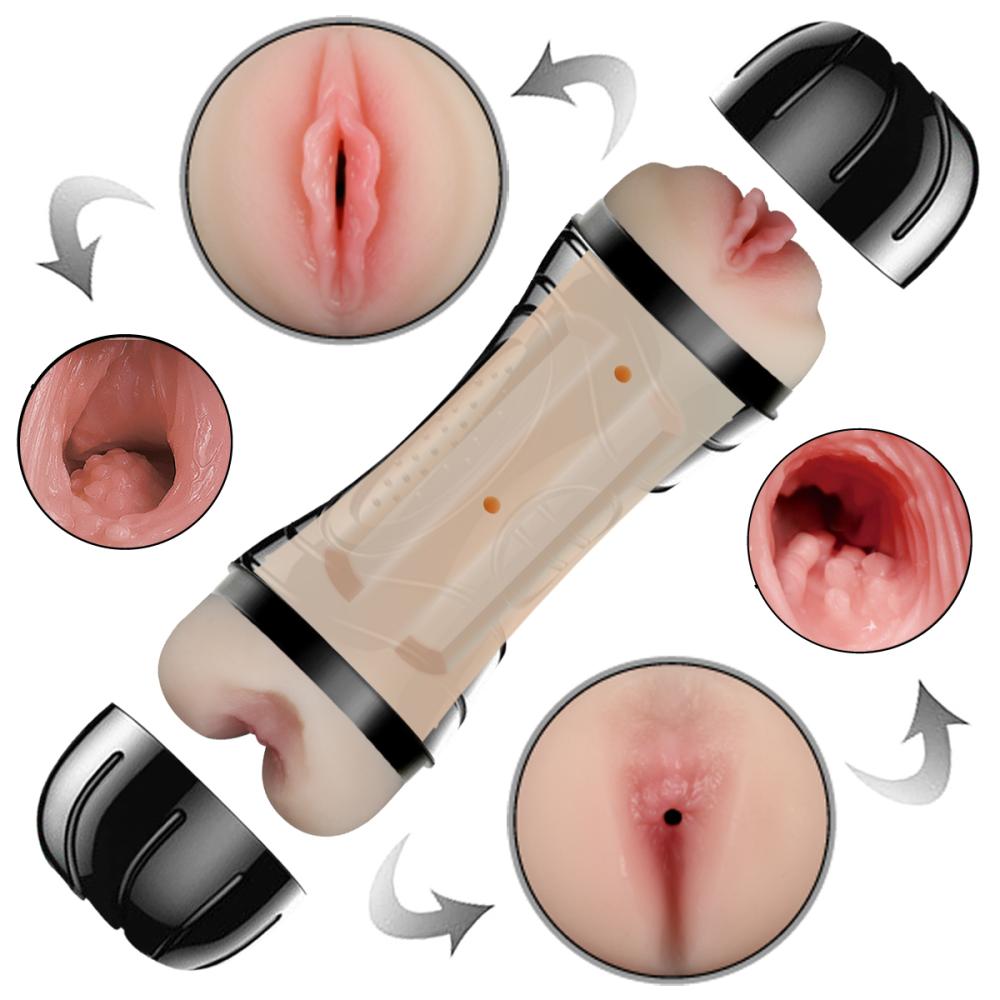 TrainingMaster Anal Vajinal 2 Girişli Ultra Realistik Mastürbatör