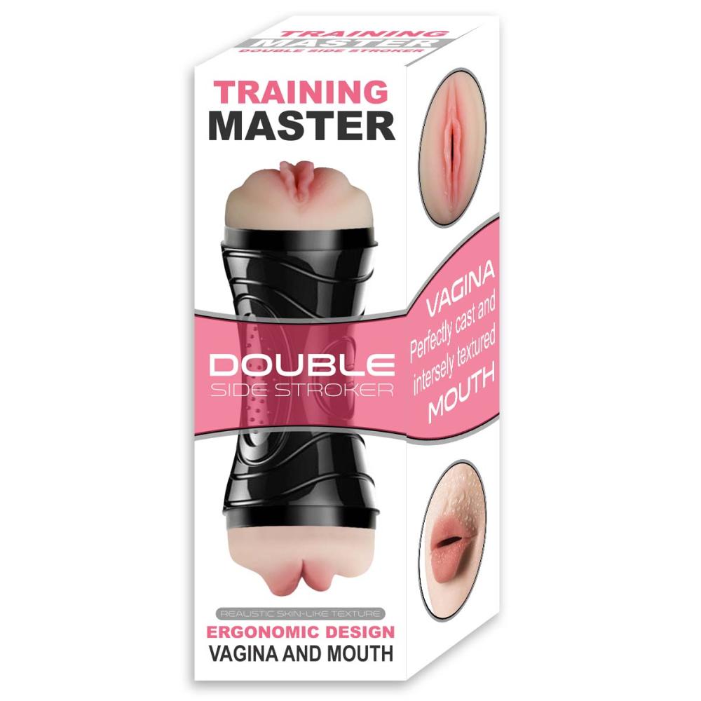 TrainingMaster Oral Vajinal 2 Girişli Ultra Realistik Mastürbatör