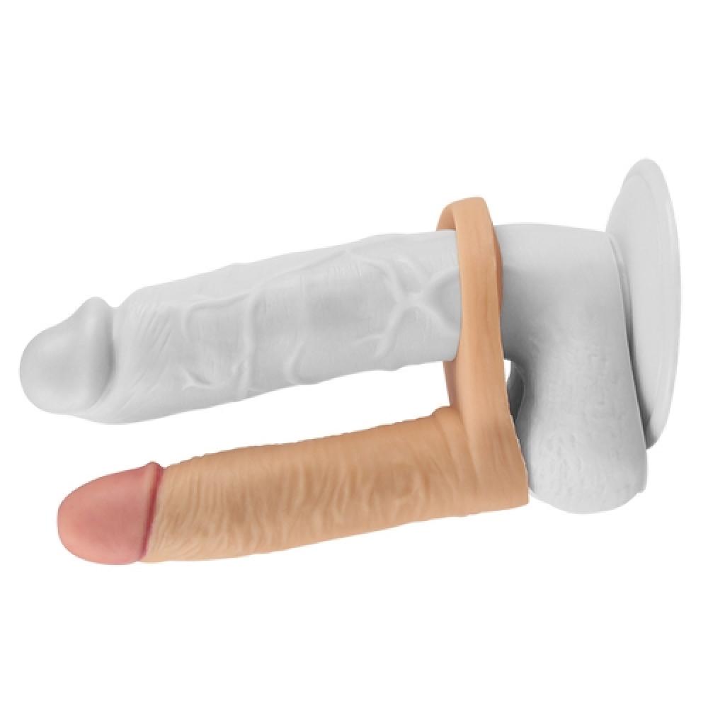 Ultra Soft Serisi 15 CM Giyilebilir Dildo Penis Halkası