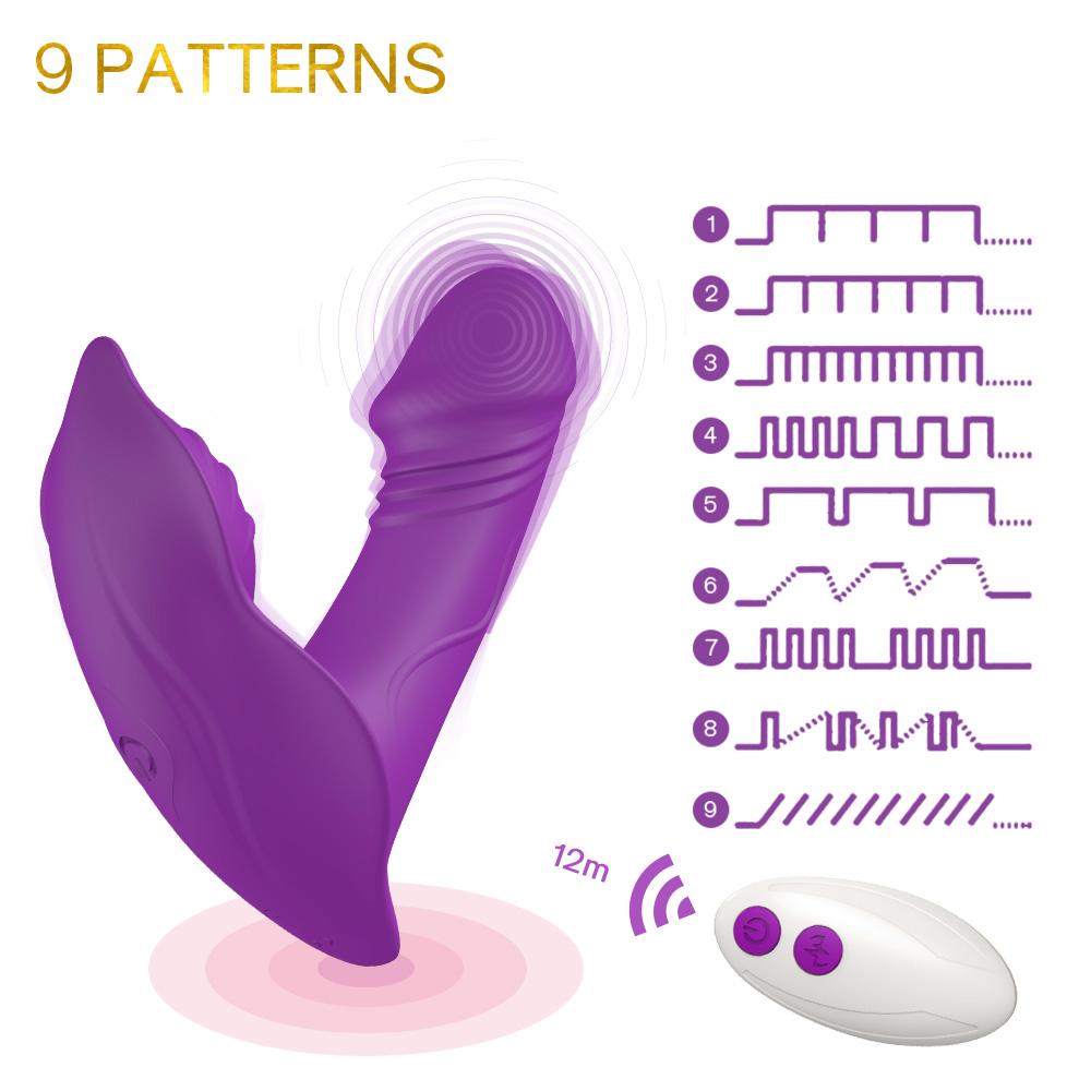 Uzaktan Kumandalı Çift Motorlu Giyilebilir Vibratör Dildo